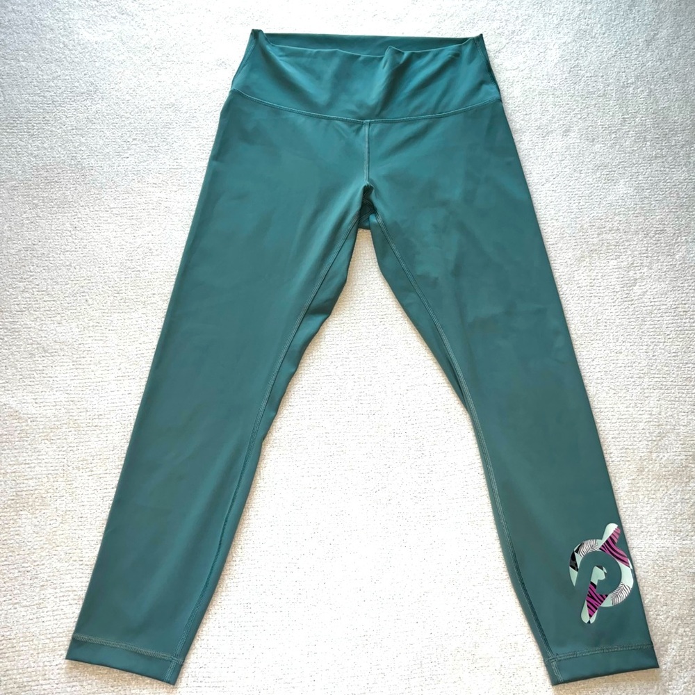 Lululemon Athletica X Peloton Wunder Under Women's Sz 10 25” Inseam Legg…